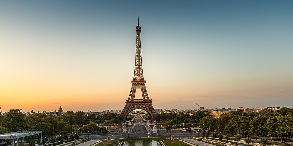 Eiffel Tower seen from the Trocadéro